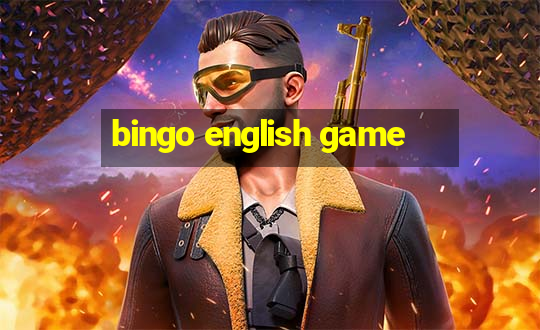 bingo english game