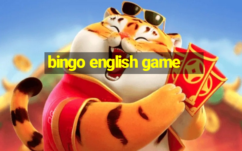 bingo english game