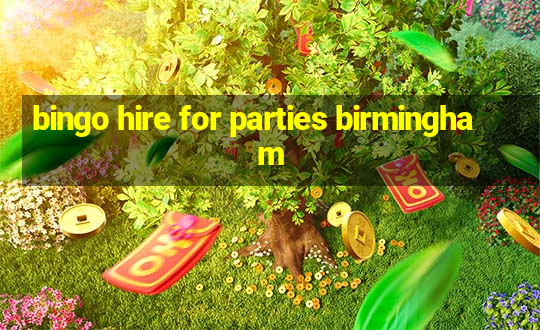 bingo hire for parties birmingham