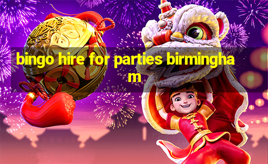 bingo hire for parties birmingham