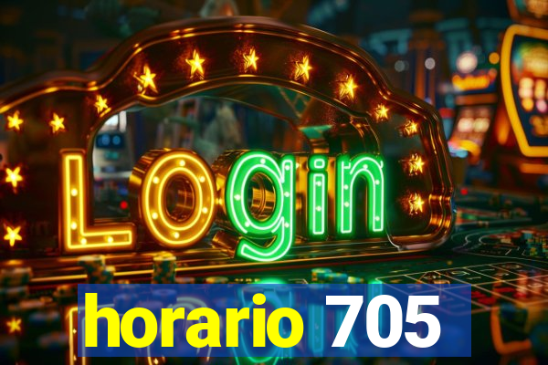 horario 705