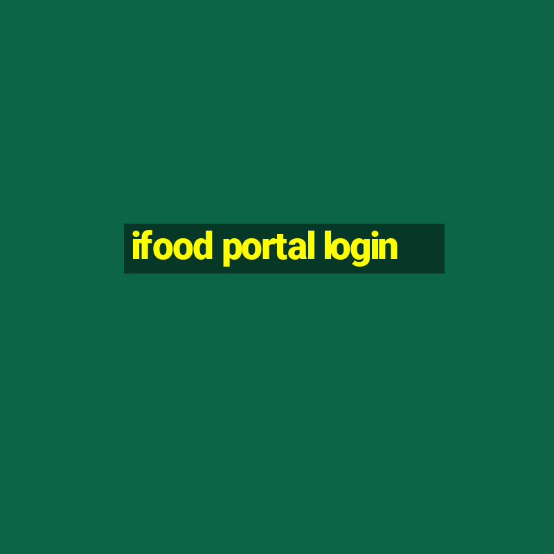 ifood portal login