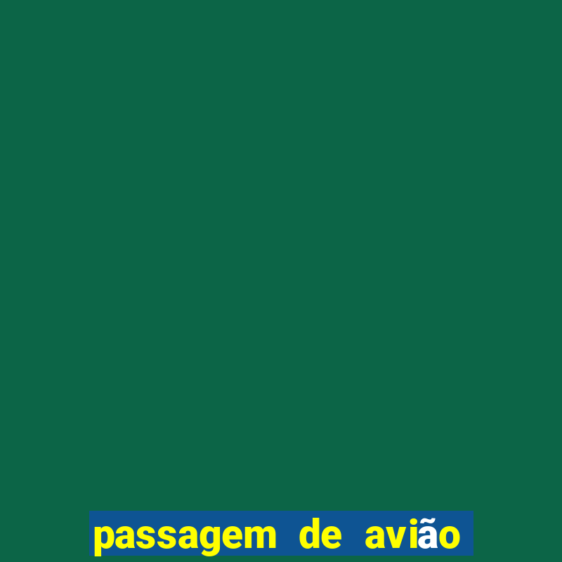 passagem de avião para sergipe aracaju