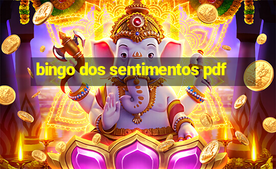 bingo dos sentimentos pdf