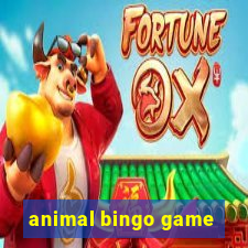 animal bingo game