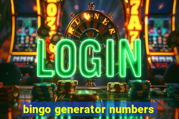 bingo generator numbers