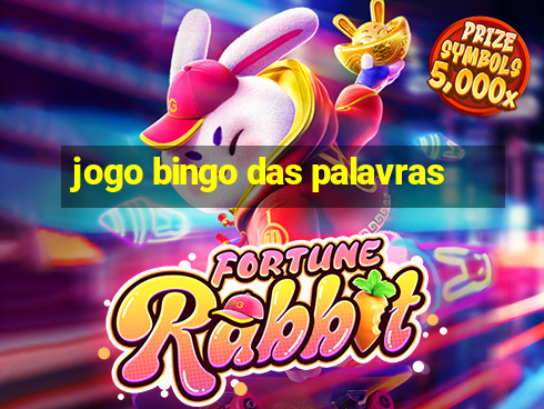 jogo bingo das palavras