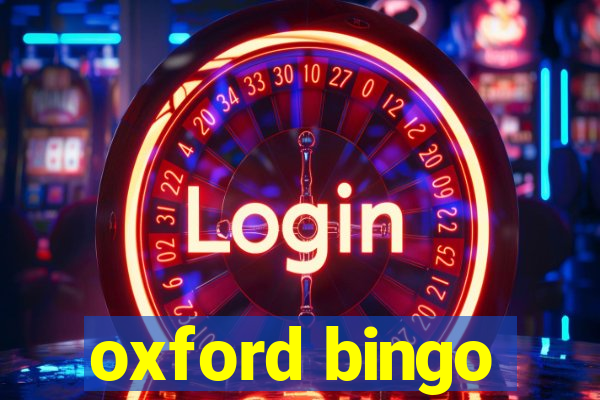 oxford bingo