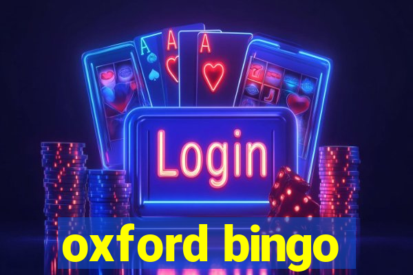 oxford bingo