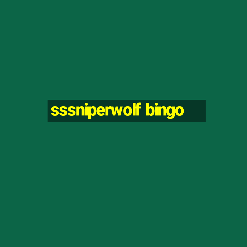 sssniperwolf bingo