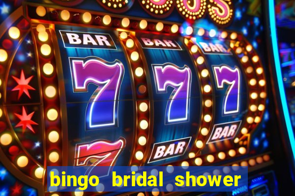 bingo bridal shower games free printables