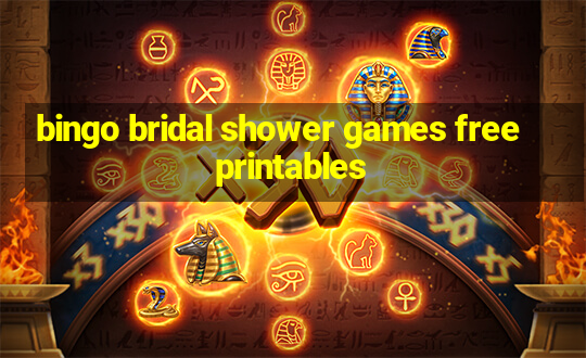 bingo bridal shower games free printables