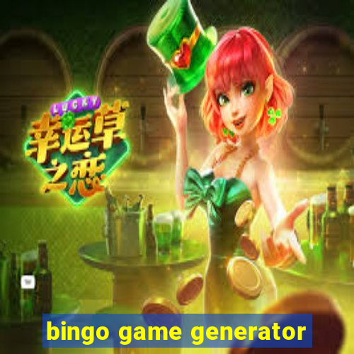 bingo game generator