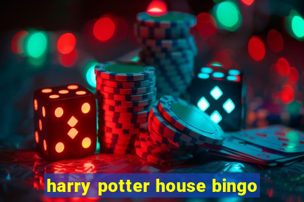 harry potter house bingo