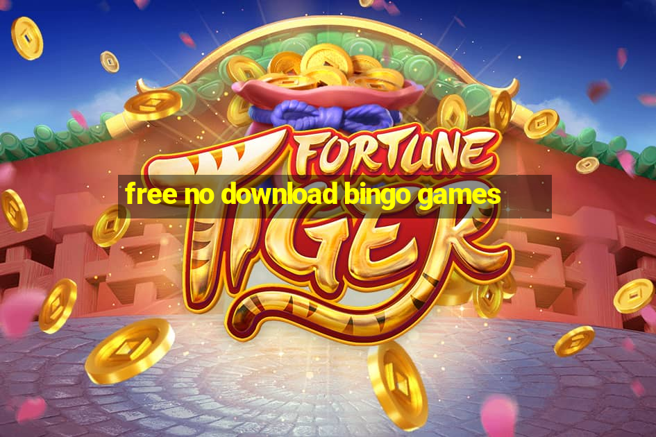 free no download bingo games