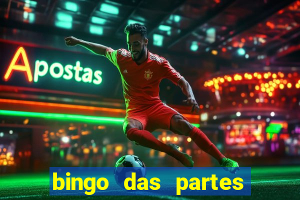 bingo das partes do corpo