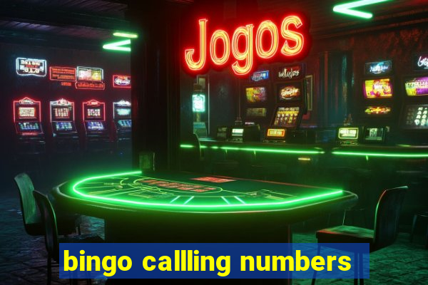 bingo callling numbers