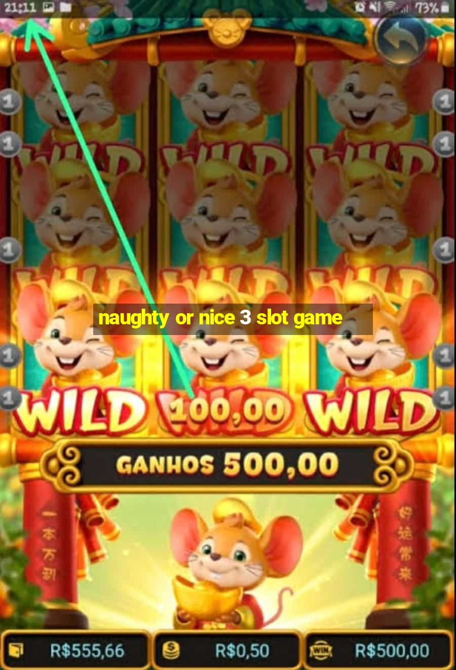 naughty or nice 3 slot game