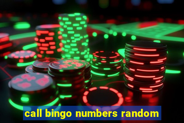 call bingo numbers random