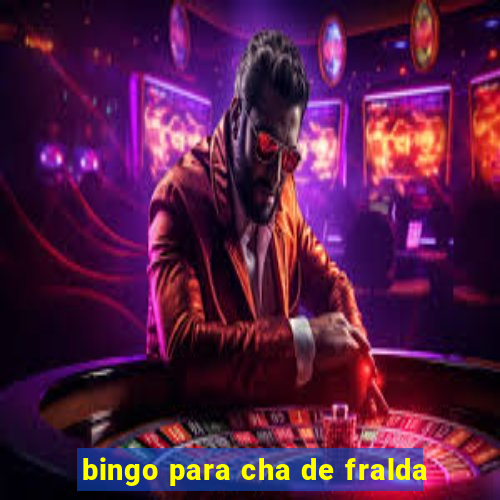 bingo para cha de fralda