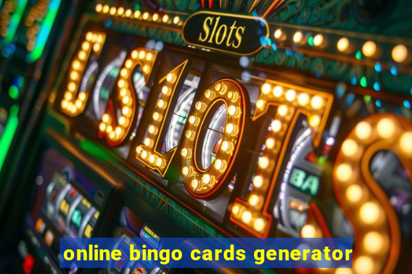 online bingo cards generator