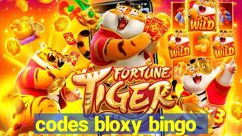 codes bloxy bingo