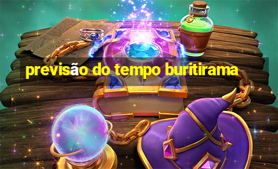 previsão do tempo buritirama