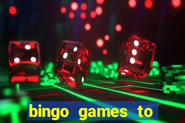 bingo games to play for free