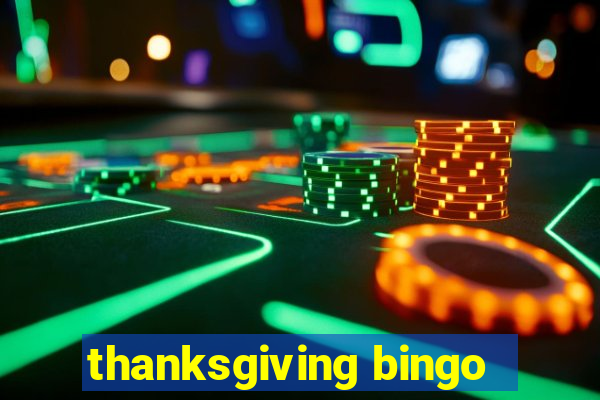 thanksgiving bingo