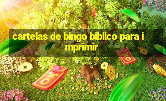 cartelas de bingo biblico para imprimir