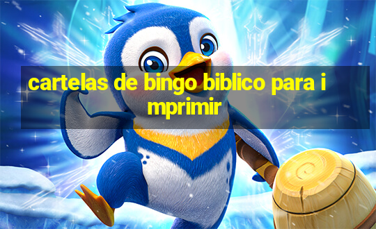 cartelas de bingo biblico para imprimir