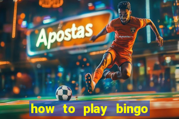 how to play bingo for money