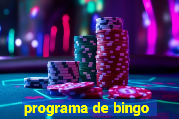 programa de bingo