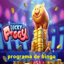 programa de bingo