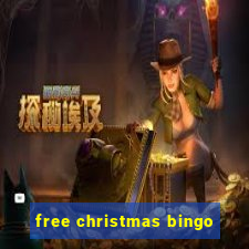 free christmas bingo