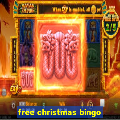 free christmas bingo