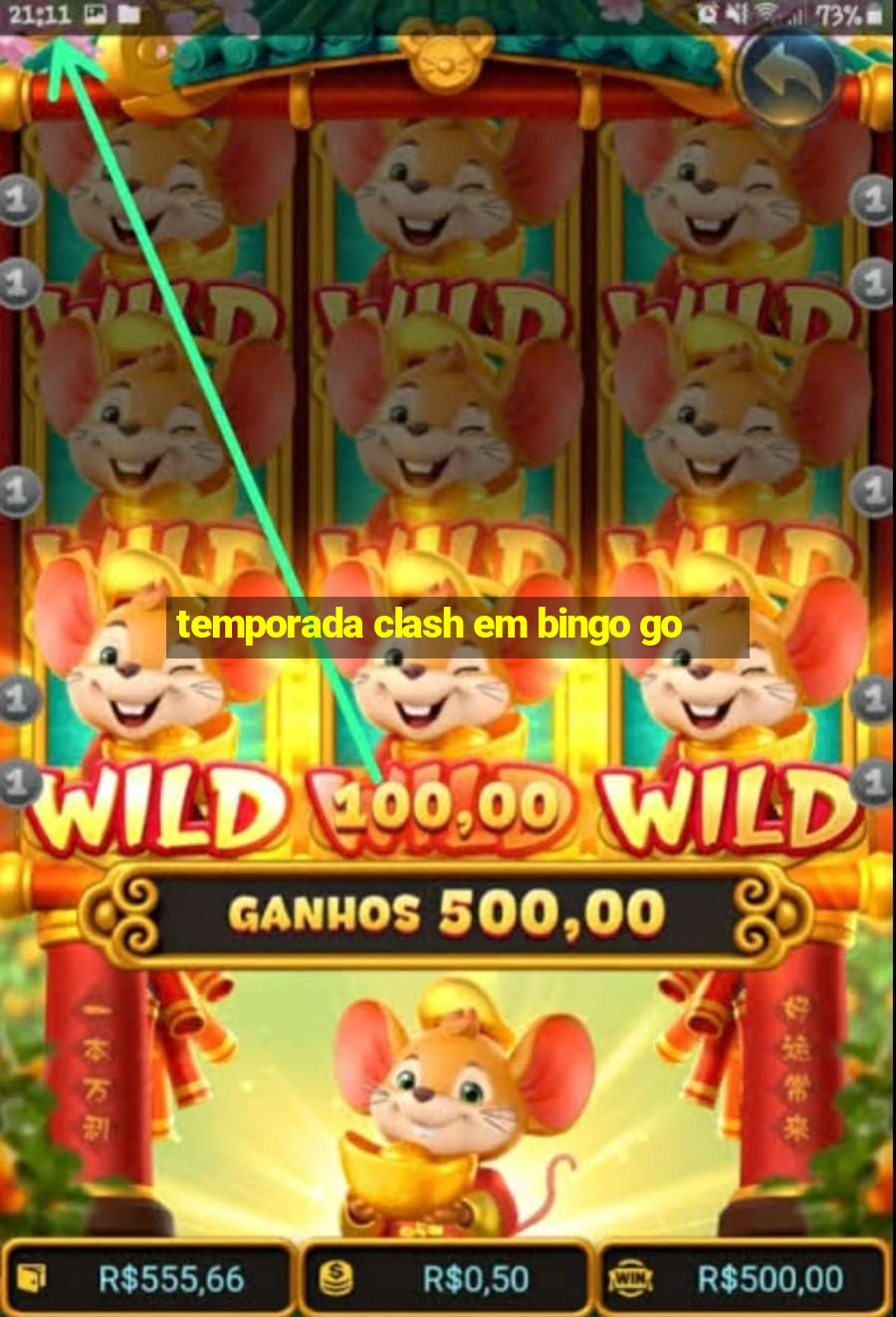 temporada clash em bingo go