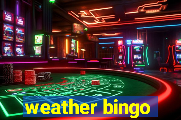 weather bingo