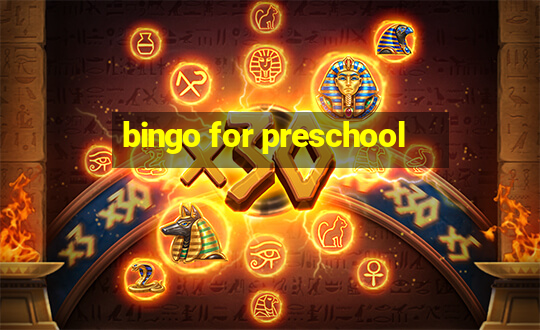 bingo for preschool