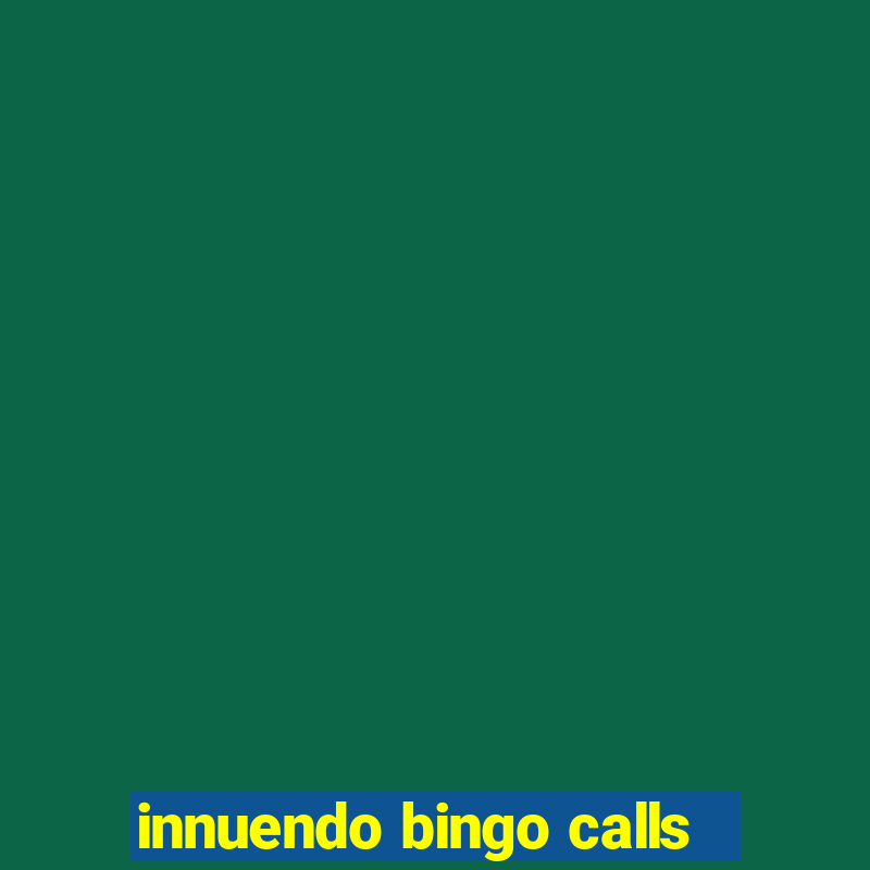 innuendo bingo calls