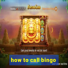 how to call bingo