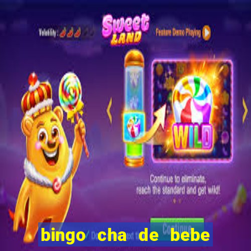 bingo cha de bebe cartelas para imprimir