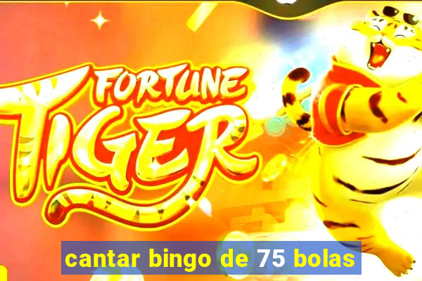 cantar bingo de 75 bolas