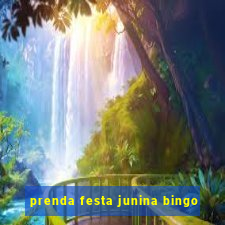 prenda festa junina bingo