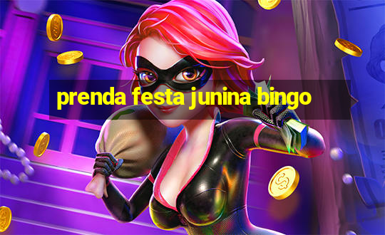 prenda festa junina bingo