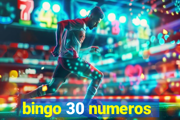 bingo 30 numeros