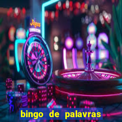 bingo de palavras para o 4 ano