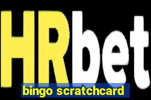 bingo scratchcard