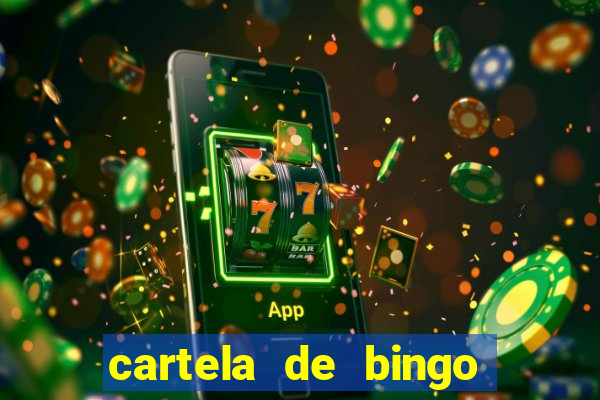 cartela de bingo para imprimir gratis