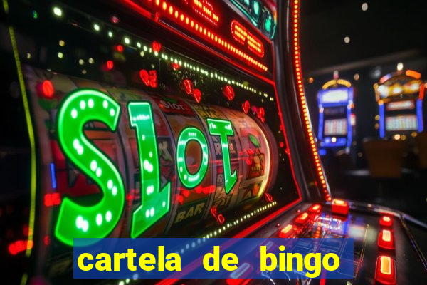 cartela de bingo para imprimir gratis